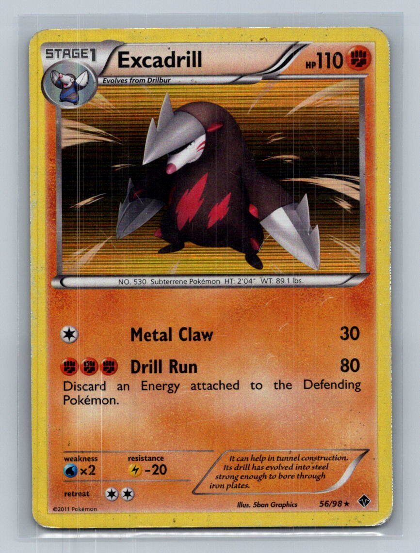 Excadrill (56) Emerging Powers 56/98 Near Mint NM Holo Rare