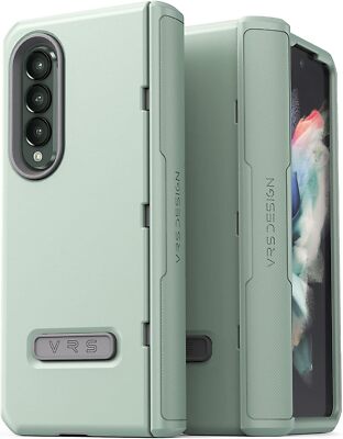 For Samsung Galaxy Z Fold 3 Case [TerraGuard Modern] Dual Protection/Hinge Cover