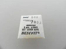 PESEUX 7000 SET LEVER SCREWS (3) - NOS 5443/989