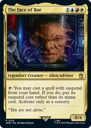The Face of Boe 126/1208 Universes Beyond: Doctor Who