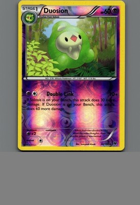 Duosion Reverse Holo Uncommon XY - Fates Collide 34/124 NM Duosion Duosion