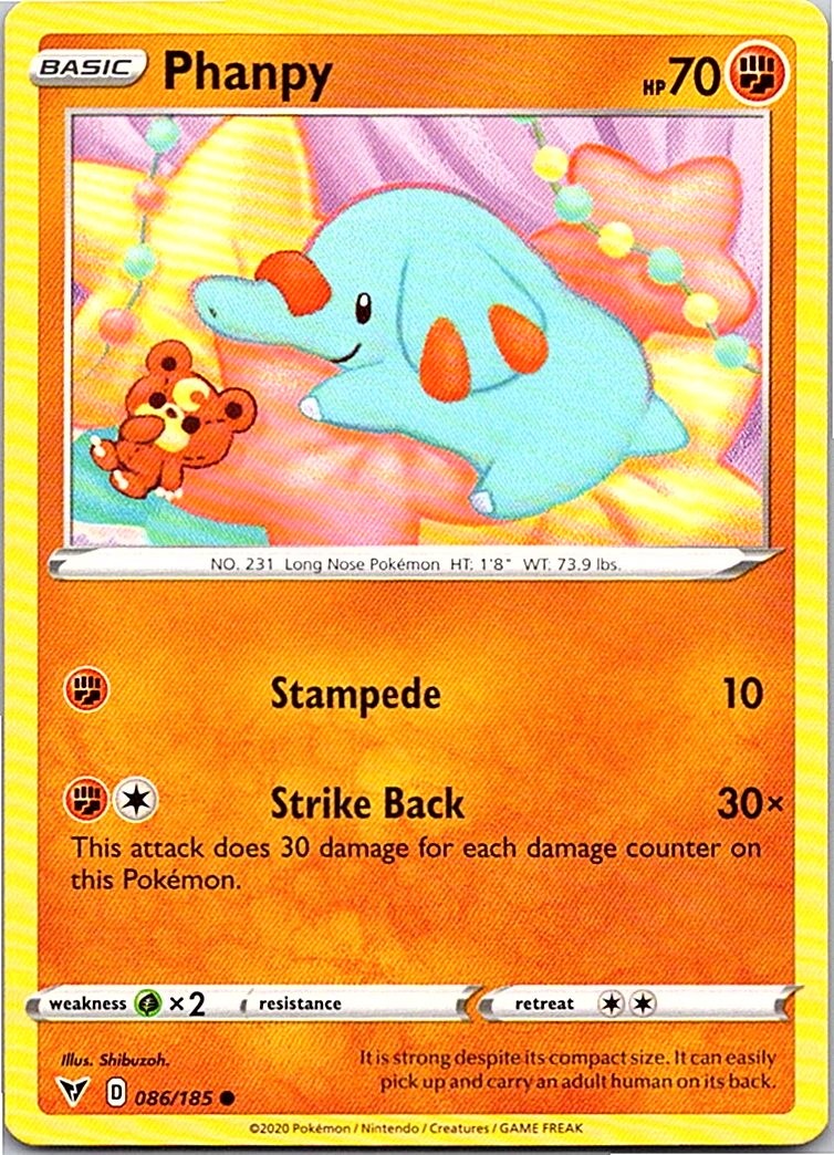 Phanpy SWSH04 086/185 Common Shibuzoh