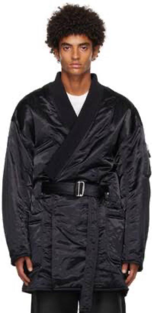 AMBUSH kimono MA-1 Hybrid COAT ネイビー AMBUSH kimono MA-1 Hybrid COAT ネイビー
