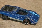 Hot Wheels Redline 1973 Ferrari 512 S Blue Enamel Hong Kong Original Casting