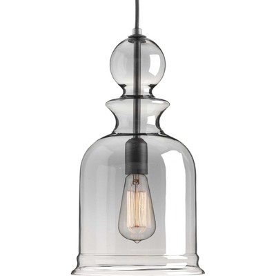 Progress Lighting P5333 Graphite Staunton Single Light 9''W Mini Pendant