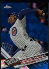 Aroldis Chapman 2017 Topps Chrome Sapphire Edition #39 /250 Cubs 