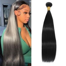 Brazilian Straight Human Hair Extensions 12A Unprocessed 30 3 Pack Few Left