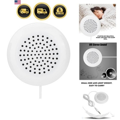Portable Pillow Speaker Mini Stereo 3.5mm For MP3 Phone CD Kids Adults