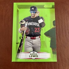 2025 Stadium Club #113 Royce Lewis Lime Green Foil