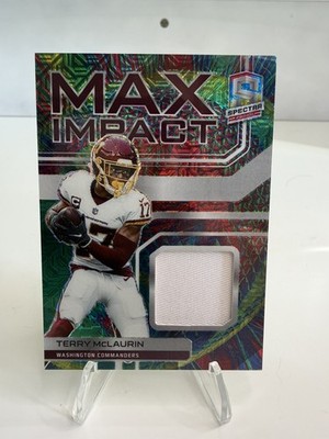 Terry Mclaurin - 2022 Spectra Football Max Impact Patch Mojo 17/25 JERSEY NUMBER