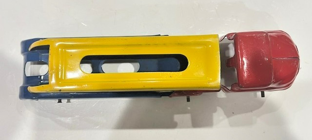 1506 ~ 1930s  Wyandotte  9.5" Pressed Steel Auto Car Hauler!  Nice Truck!