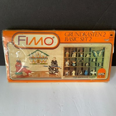 GRUNDKASTEN 2 FIMO MODELING MATERIAL VINTAGE New Old Stock Vintage Germany Art z