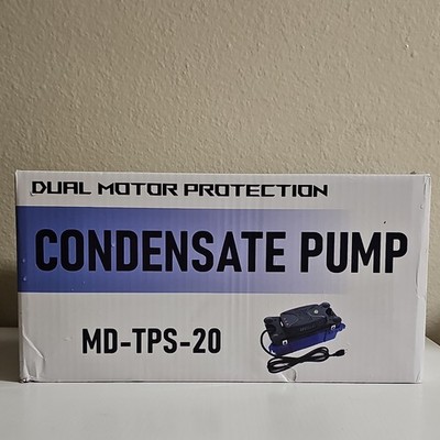 MD-TPS-20 Condensate Pump 110V-240V Dual Motor Protection Safety Switch Alarm
