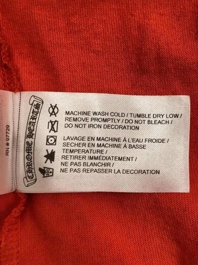 CHROME HEARTS CUORI CROMATI T shirt maniche lunghe XXL Cotone ORN MATTY BOY CUORE MALATO