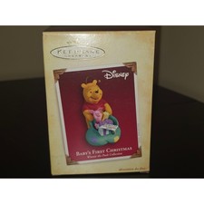 2005 Hallmark Keepsake Disney Baby  s First Christmas Winnie The Pooh Ornament