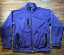 Zero Restriction Tour Series Golf Jacket Men  s M Purple Full Zip Waterproof