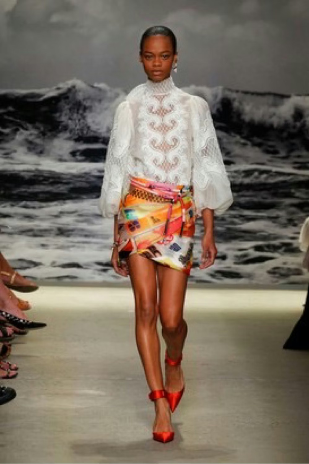 Zimmermann Silk Wrap Pattern Poster Print Mini Sk… - image 8