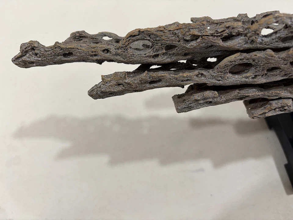 Uttermost 18722 Base Mármol Negro Piedra Sintética Escultura Curvada 28" Longitud Foto 2 de 4