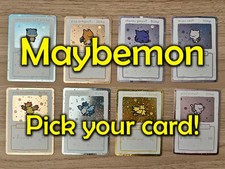 Maybemon Cards - CHOOSE YOUR CARD - Fan Made Pokemon Cards!