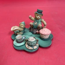 Cherished Teddies Irish Tea Set # 542105, As Is No Box