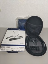 DENON canal type earphone AH-C820W Black dual driver from JAPAN Used