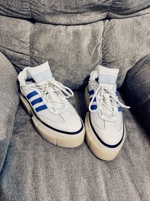 Adidas x Ivy Park Super Sleek Women's Platform Sneakers White/Blue, Size 9.5