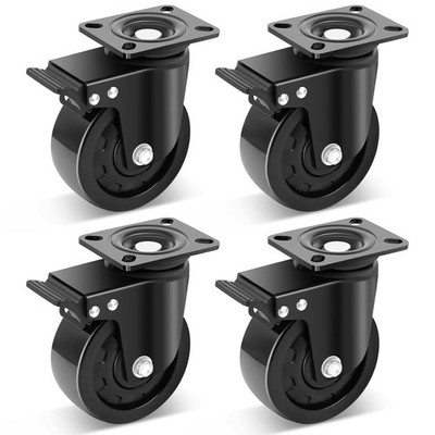 Nefish 5 Inch Heavy Duty Casters Set of 4 9900 lbs
