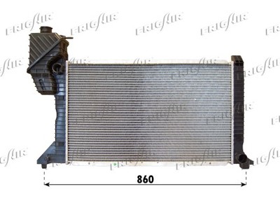 0104.3087 FRIGAIR Radiatore, Raffreddamento motore per FIAT
