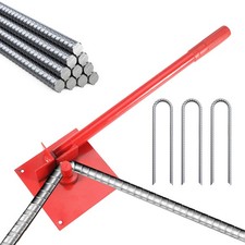 Steel Bar Bender Small Portable Metal Bending Lever For 8/10mm Metal Bar 