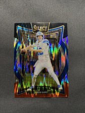 2024 Panini Select - Concourse Jared Goff #36 Black & Red Shock Prizm