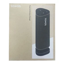 Sonos Roam - Portable Bluetooth Speaker and Charger Bundle, Open Box