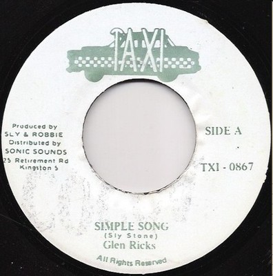 Glen Ricks - Simple Song (7'')