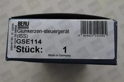 Glühkerzensteuerung Metall-Glühkerze GSE114 BorgWarner (BERU) für MERCEDES-BENZ