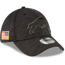 Nuevo con etiquetas Auténtico New Era NFL Saludo al Servicio Buffalo Bills 39Thirty Sombrero Flexible