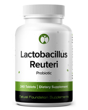 Lactobacillus Reuteri Probiotic Supplement 240 Tablets 3 Billion CFU Probiotics.