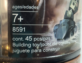 LEGO Bionicle 8591 Vorahk 2003 Canister & Instructions 45pcs - No Bonus Parts