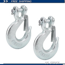 14 Inch Safety Chain Hooks 2pcs 12 600 Lbs Forged Steel Clevis Slip Hook Safe 14 Inch Safety Chain Hooks 2pcs 12 600 Lbs Forged Steel Clevis Slip Hook Safe