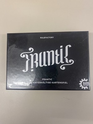 Game Factory 646224, Frantic, Das Hinterhältige Kartenspiel, Deutsche Version