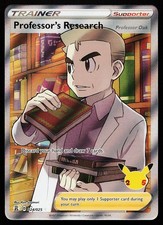 Professor's Research (Professor Oak) 024/025 Holo Celebrations Pokemon Card