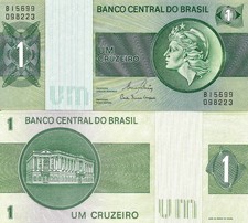 Brazil 1 cruzeiro ND [1980] P-191Ac UNC