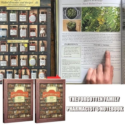 Hom - Vergessener Apthecary: 250 - Heilmittel von Nicole Apelian PhD - A5Size