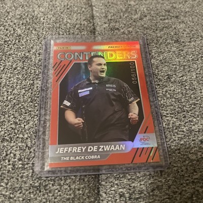 Panini PDC Premiere League CONTENDERS /100 Jeffrey De Zwaan