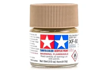 Tamiya Acrylic Mini XF-92 Yellow-Brown (DAK 1941) 10ml Bottle 81792