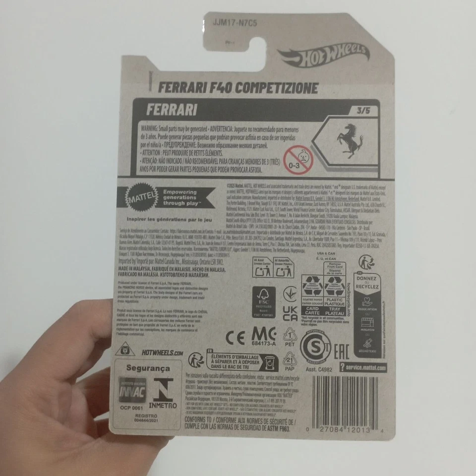 Combo Hot Wheels 2026 Ferrari F40 Super Treasure Hunt STH & Regular Version - Image 3 of 4