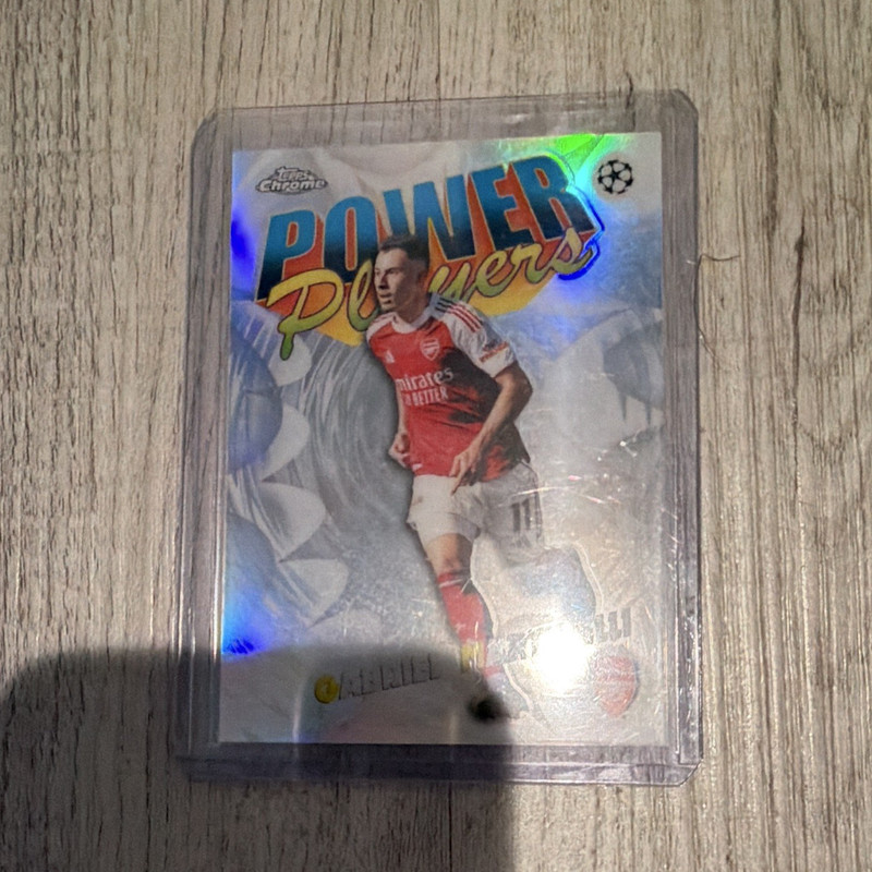 Topps Chrome UCL 2021 Power Players PP-3 Gabriel Martinelli Arsenal Insert