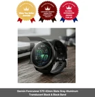 Garmin Forerunner 570 42mm Slate Gray Aluminum / Translucent Black & Black Band