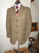 VINTAGE DAKS PURE LAMBSWOOL TWEED  JACKET   UK 42R   BRITISH MADE