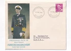 STAMP DENMARK  "FREDERIK DEN 9TH" 75 ORE 1950 FIRST DAY COVER