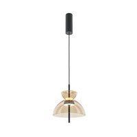 Led Pendelleuchte Wohnzimmer Up Down Cognac Ø25 Cm 3000 K HäNgelampe Warmweiß