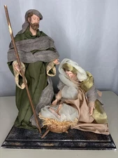Pierre Deux Collectible Nativity Scene Joseph Mary Baby Jesus Heirloom Christmas